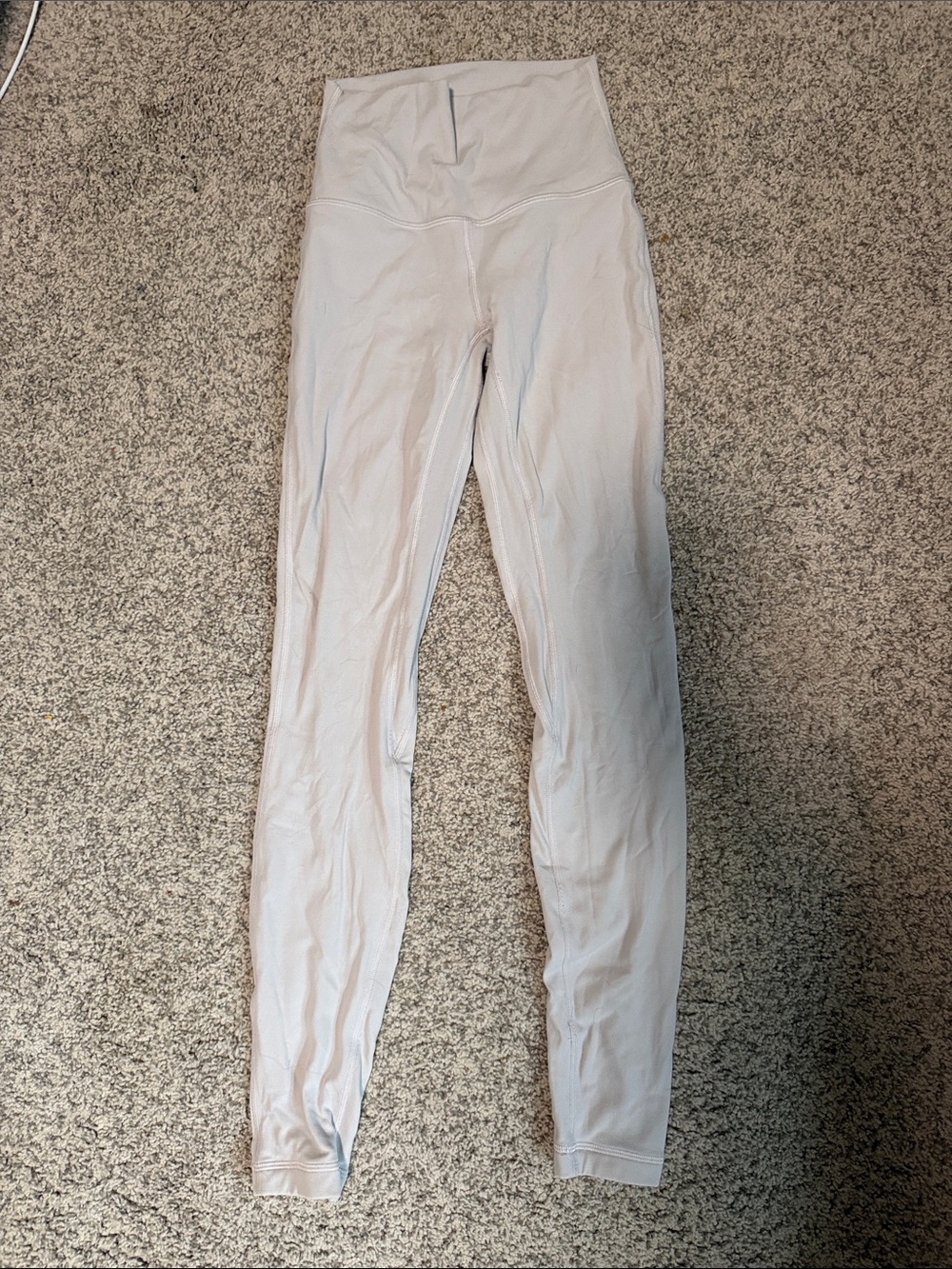 lululemon athletica High-Waist Full-Length Leggings in Light Beige